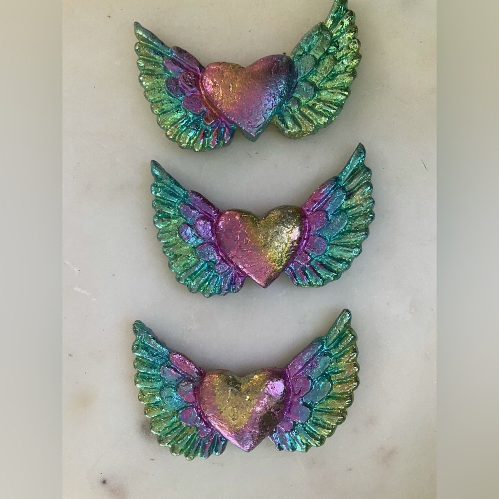 Bismuth Heart and wings